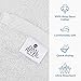 DAN RIVER Pack of 1 Jumbo Bath Sheet 40x80 Inches, Super Soft Quick Dry Cotton Towels, Luxury Oversized White Bath Towels