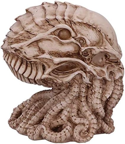 Nemesis Now James Ryman グリーン クトゥルフ スカル 置物 オーナメント 20cm ナチュラル