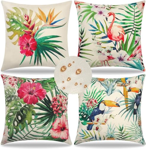 Weldomcor Waterproof Cushion Cover Set of 4