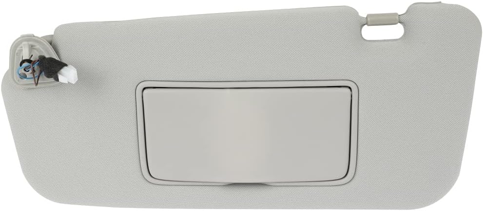 AUTOMUTO fit for 2009-2014 for Nissan Murano Gray Left Driver Side Sun Visor Assembly Windshield Sun Visor Mirror with Sunroof