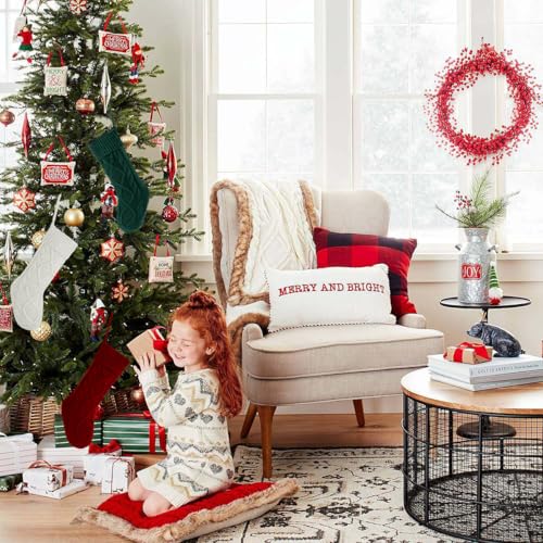 YMSZ-3-Pack-Knitted-Christmas-Stocking-18-Inches-Large-Knitted-Hanging-Xmas-Stocking-for-Family-Holiday-Christmas-Party-Decorations YMSZ 3 Pack Knitted Christmas Stocking 18 Inches Large Knitted Hanging Xmas Stocking for Family Holiday Christmas Party Decorations