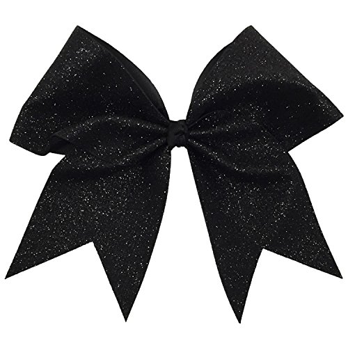 The Ultimate Bow - Full On Glitter Cheer Bow (Black)