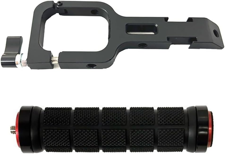 Handheld Gimbal Stabilizer Extension Arm Hand Grip with 1/4 Screw Hole Cold Shoe Mount Compatible with WEEBILL 3 3E 3S (Clamp Only)
