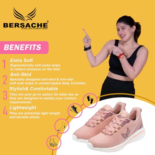 Image of BERSACHE Premium Sports,walking,Gym,cricket, Trending Running Shoes For Women
