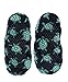 Lazy One Fuzzy Feet Slippers for Women, Cute Fleece-Lined House Slippers, Cute Animal Designs (Turtles, L/XL)