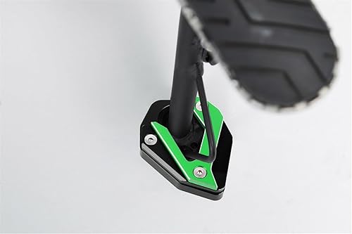 Miniatura 3 de CNC aluminio Motorcycle Kickstand Side Stand Enlarger Extension Plate for Kawasaki Versys 250x 300x Versys250x Versys300x (Color  Color B)