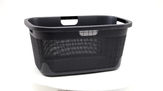 Amazon.com: Mind Reader 40L Laundry Basket, Linen Design Clothes