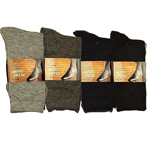 Meia Social Masculina Sport Fino Cano Alto: Kit 4 pares sortidos