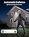 AOSU Security Cameras Wireless Outdoor Home System, True 2K HD Night Vision, No Subscription, 240-Day Battery Life, 166° Wide View, Spotlight & Siren Alarm, Motion Alert, Support 2.4G & 5G WiFi Router