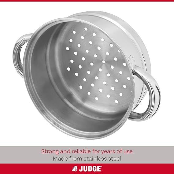 Judge Essential 3-Tier Stainless Steel Steamer- 16cm Food Steamer Pot