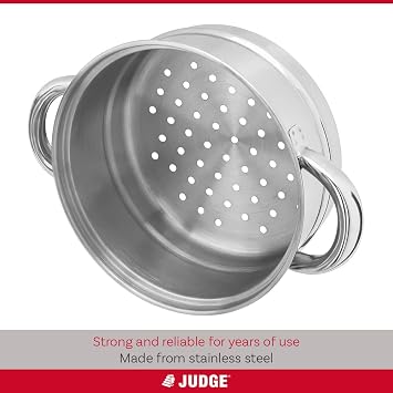 Judge Essential 3-Tier Stainless Steel Steamer- 16cm Food Steamer Pot