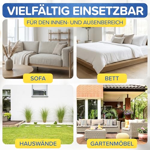 Katzen-Abwehrspray gegen Urinieren & Kratzen 500ml - Fernhalte-Spray gegen Katzen mit Sofortwirkung - inkl. Knabberschutz - hochwirksam - Katzen Spray gegen Markieren - auch für Außenbereich