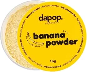 Pó Banana Dapop: Pó Facial Translúcido Selador Maquiagem - Sela Perfeitamente, Controla Oleosidade e Garante Acabamento Matte