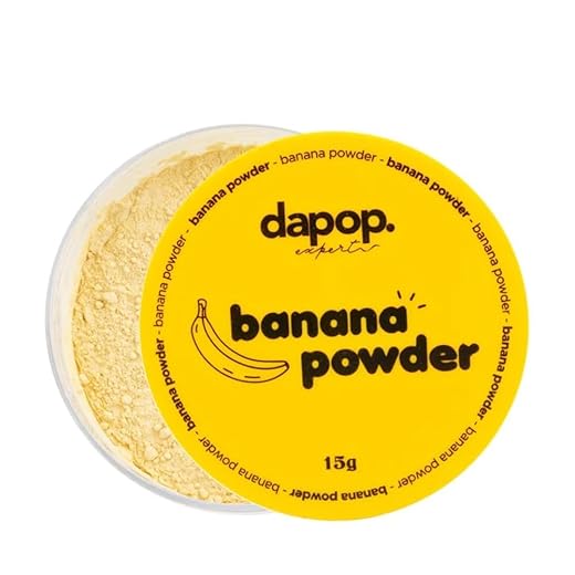 Pó Banana Dapop: Pó Facial Translúcido Selador Maquiagem - Sela Perfeitamente, Controla Oleosidade e Garante Acabamento Matte