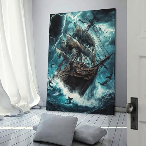 Bateau à voile Murale pour habiller un mur vide sans effort