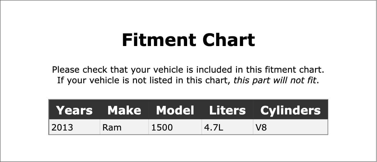 Main Drive Serpentine Belt Compatible With Ram 1500 4.7L V8 2013 PC-158256