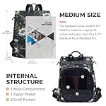 Fmeida Backpack Purse for Women Travel Anti-Theft Backpack Nylon Waterproof Daypack Fashion College Bookbag Cute Hummingbird - Image 2