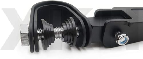 Miniatura 9 de Estriberas SMT-1 con incrustaciones de goma de 1/4 pulgadas compatibles con Harley Bad Boy Fxstsb Heritage Softail FLST Black Motorcycle [B00XIRWVBI]