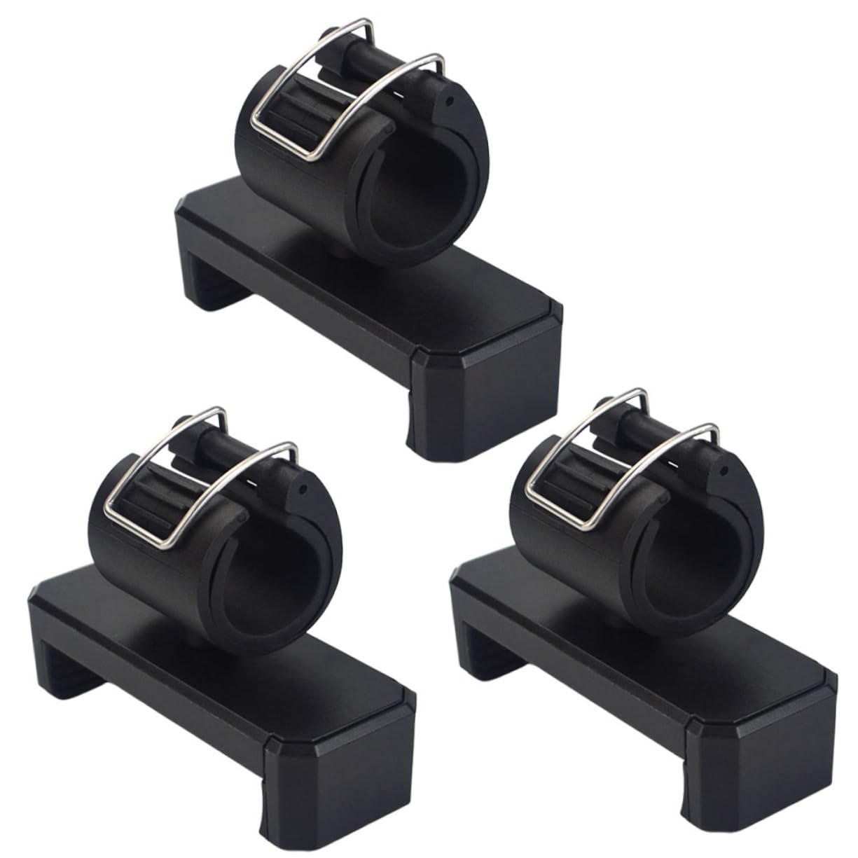 AUTSUPPL Mobile Phone Clip Selfie Stick Clamp 3pcs/Package Lock Compact for Travel Perfect for