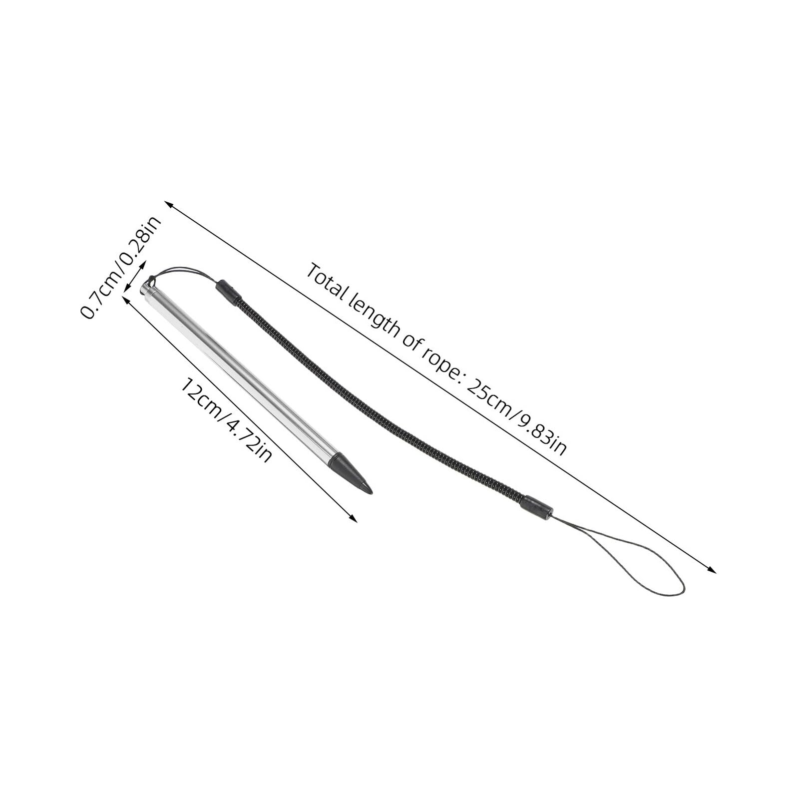 BESPORTBLE 10pezzi Penna Stilo per Touchscreen da Compatibile con Schermi Resistivi e Dispositivi Touchscreen con Corda Molla per Prevenire Perdite per Scrittura Digitale Disegno