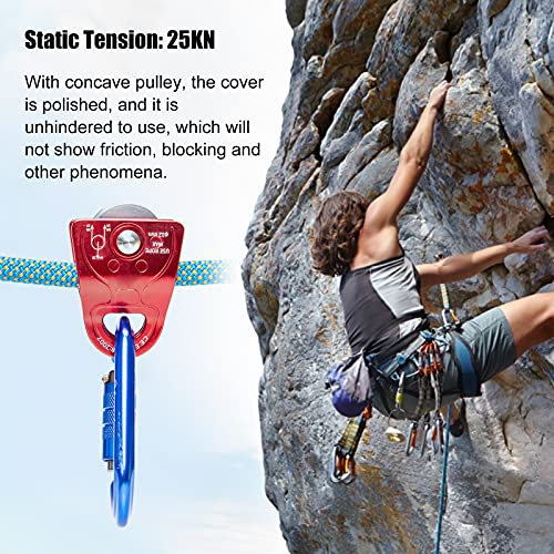 Placa Lateral Pequena Polia única Polia De Alumínio De Aviação Antiderrapante Para Equipamentos Espo