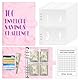 Goiern 100 Umschläge Saving Challenge, Sparbuch mit Geldumschlägen, Umschlag Challenge Binder, A5 Budget Planer Umschlagmethode, Sparen Herausforderung Binder