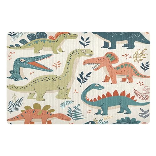 Paillasson intérieur absorbant antidérapant lavable crocodile 50x80