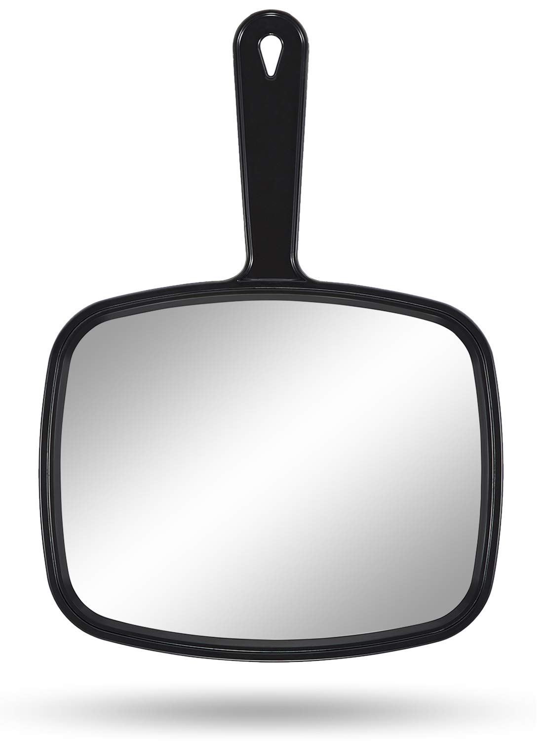 PROTECLE Hand Mirror 10 3 L x 7 4 W Salon Barber Hairdressing Handheld Mirror with Handle Square