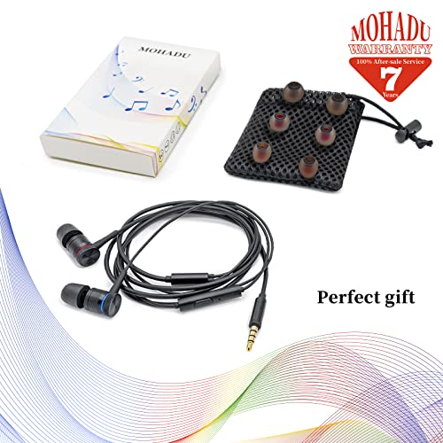 Earphones Wired Earbuds with Microphone MOHADU Wired inEar Headphones