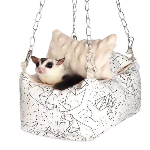 Sugar Glider & Hamster Bonding Pouch with Fleece Bed