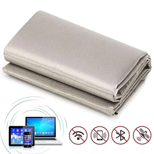 Amradield Faraday Fabric-EMI RFID Shielding-Block WiFi/RF Military Grade for Radiowave Microwave and Other Electromagnetic Fields 197"x43" inch Amradield