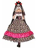 Forum Novelties Women's Day Of Dead Spanish Lady Costume, Multi, Standard