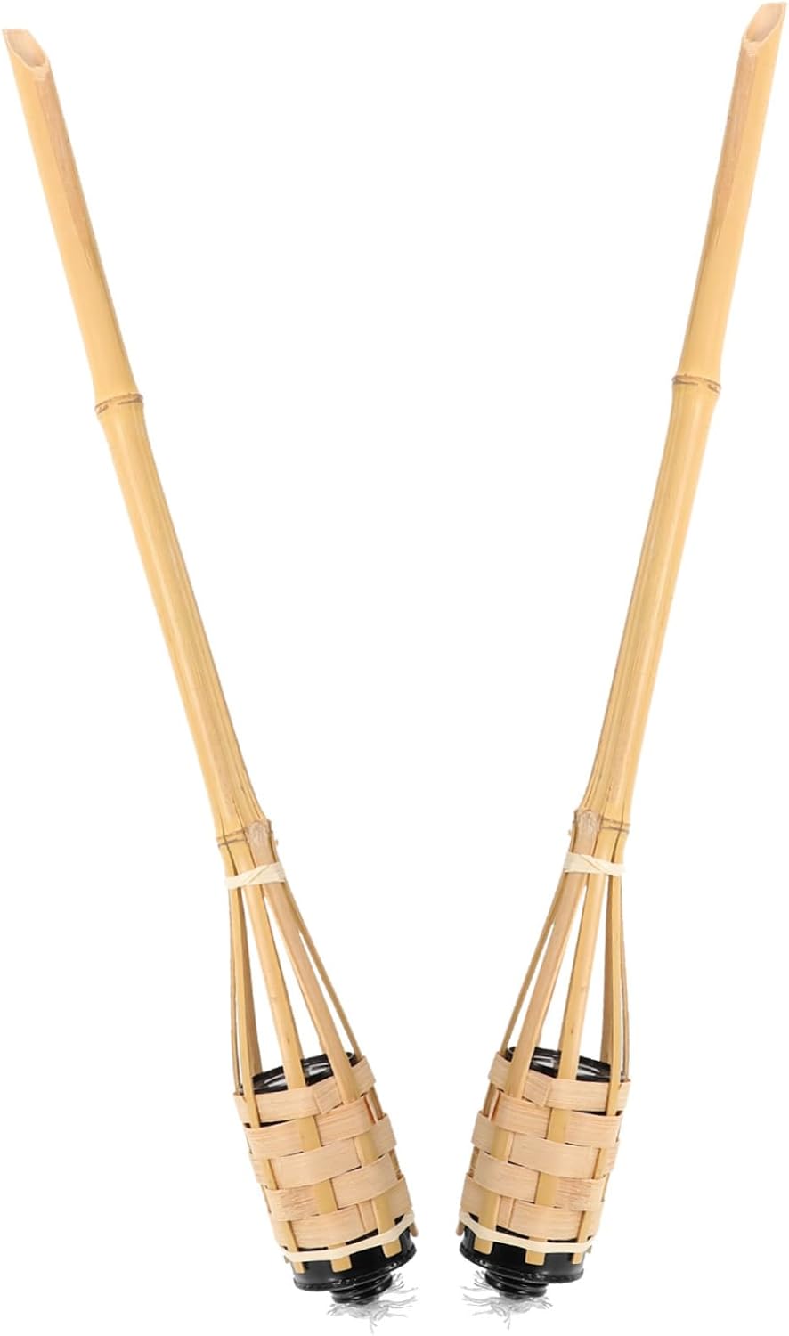 2pcs Torch Light Woven Outdoor for Garden Party Decorations for Festivals Weddings and Backyard Events