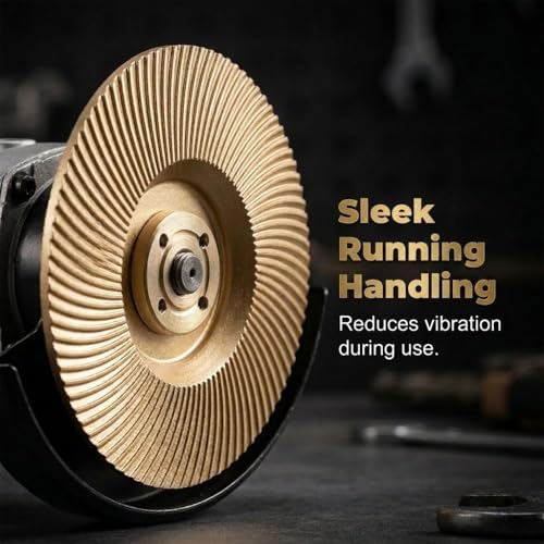 Image of Angle Grinder Polishing Pad, 2026 New Wood Carving Disc Set, Tungsten Carbide Grinding Wheel Wood Carving, Woodworking Attachment for Polishing Buffing (Beveled Surface)