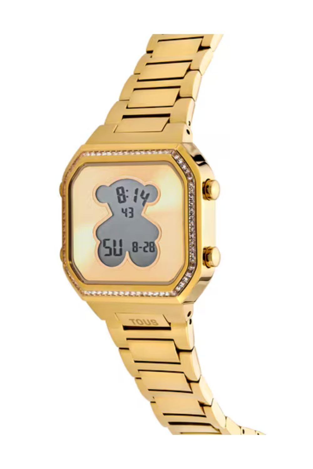 TOUS Watches d-Bear Reloj para Mujer Digital de Cuarzo con Brazalete de Acero Inoxidable 3000131300
