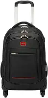 TOKSHOP Mochila de Rodinhas Reforçada Compartimento Especial para Notebook 18 Polegadas Universitária Executiva Escolar ou Viagem Acabamento Resistente Qualidade Premium