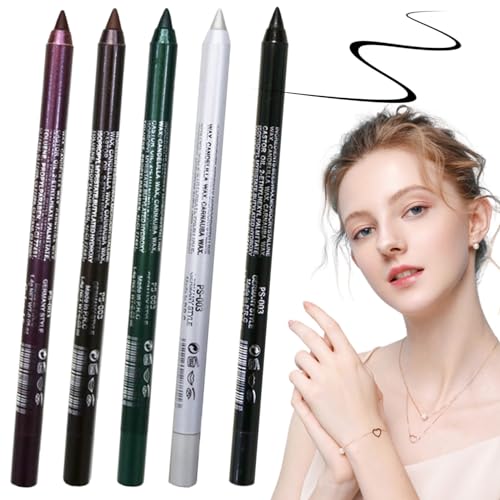 Colorful Eyeliner, 5PCS Eyeliner Pencil, 5 Colors Waterproof miniatura 1