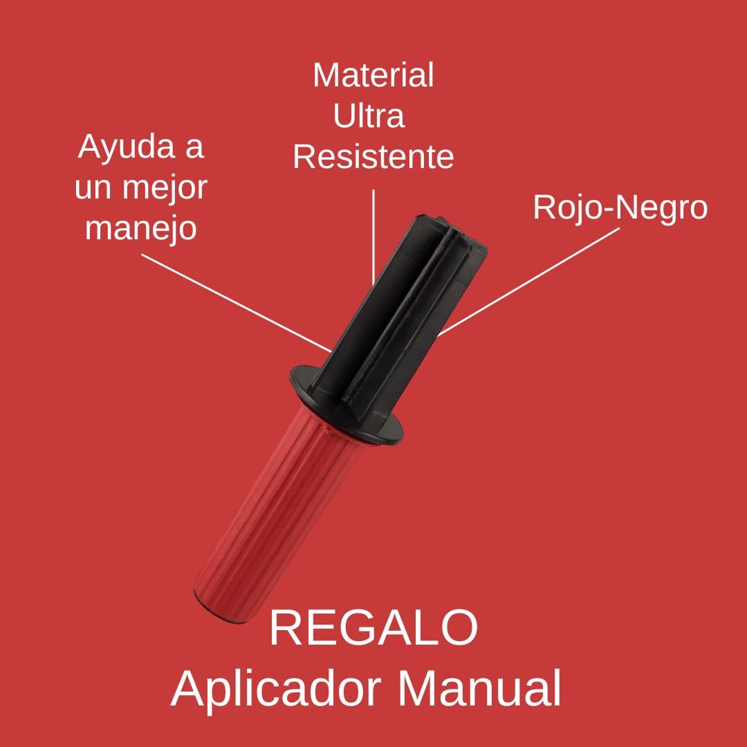 PLASACAR | MiniFilm Estirable Transparente | Film de Embalaje para Retractilar y Envolver Productos + Regalo Aplicador Manual | Protección en Logística | Resistente | 100 ml - Peso 270 gr | Pack de 40