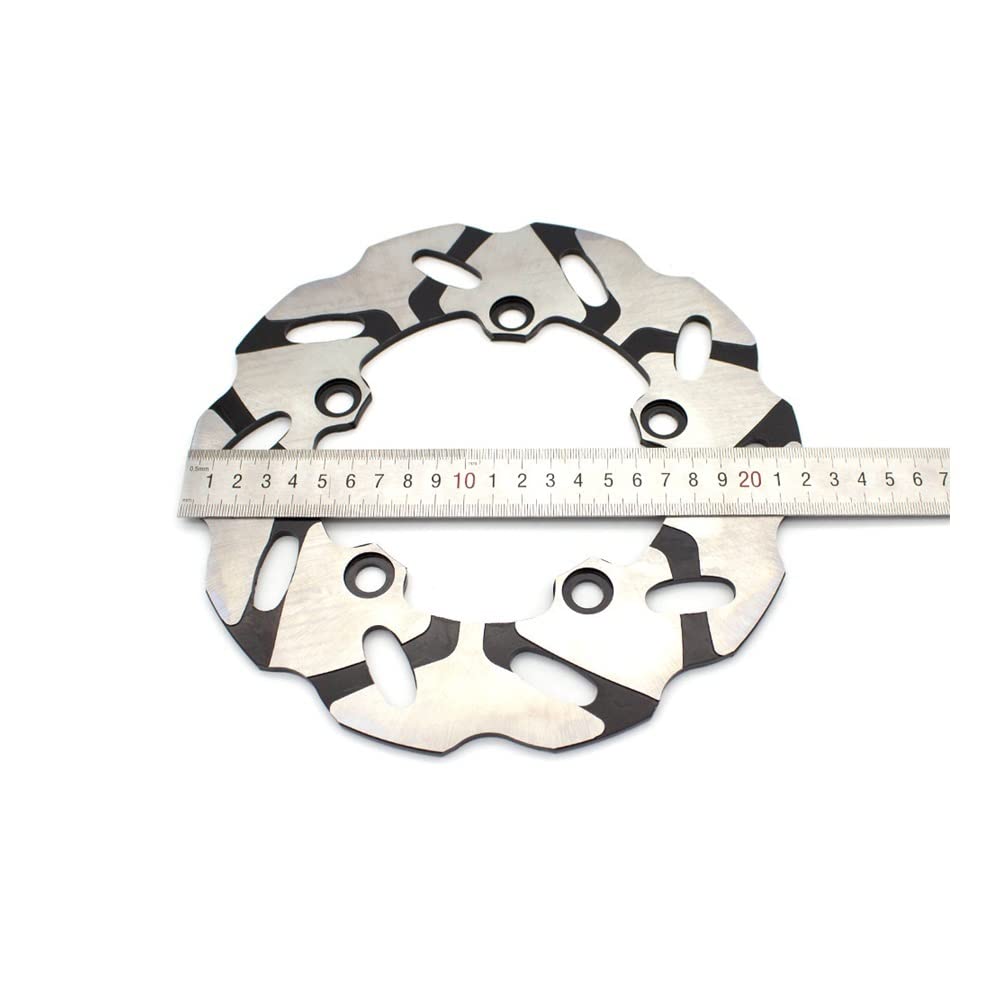 DAVBIR Motocicleta Discos de Freno Rotor De Disco De Freno Trasero De 220mm para Yamaha para Fazer YS250 YS 250 2013 Accesorios De Motocicleta Freno de Disco