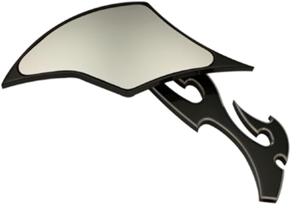 Pro-One Perf.Mfg. Mirror Flame Right Blk 104230B