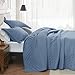 Bedsure King Quilt Set - Ultra Soft Quilt Bedding Set for Modern & Coastal Bedrooms, Lightweight All-Season King Size Comforter with 2 Pillow Shams, Mineral Blue Summer Bedspread Coverlet 106x96 Inch