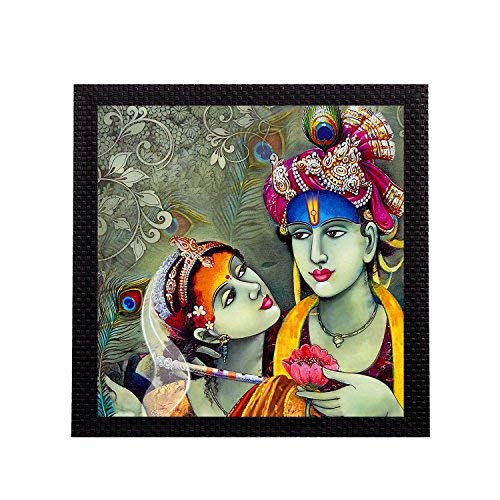 Art Radha Krishna UV de qualité supérieure avec texture satin mat