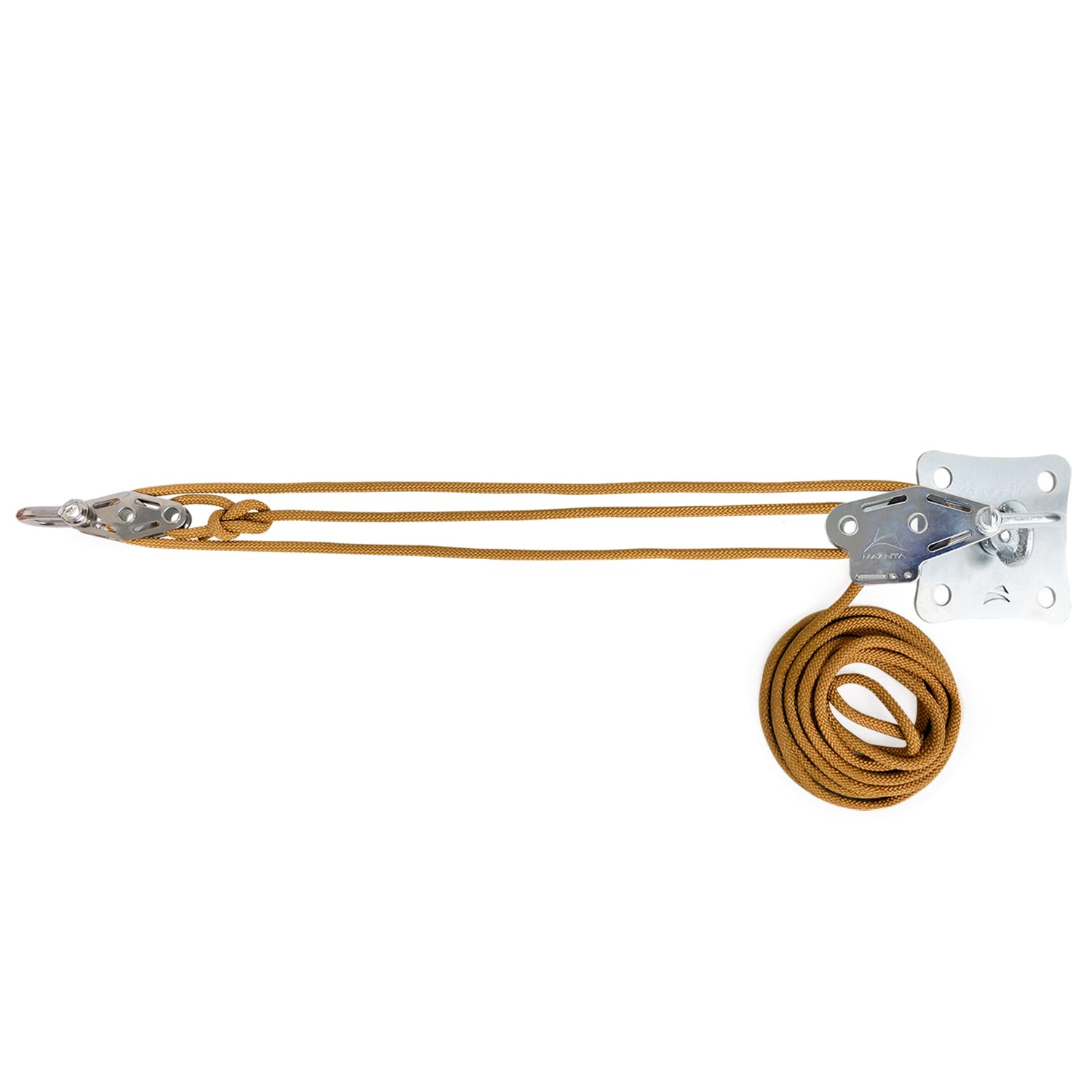 Ancrage mural pour voiles d'ombrage (acier galvanisé, beige, 1 kit mural)