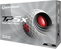 TaylorMade TP5/TP5x Golf Balls 2021 - 5-Layer Urethane, Max Distance, Spin & Control (White/Yellow/Pix, 12-Pack)