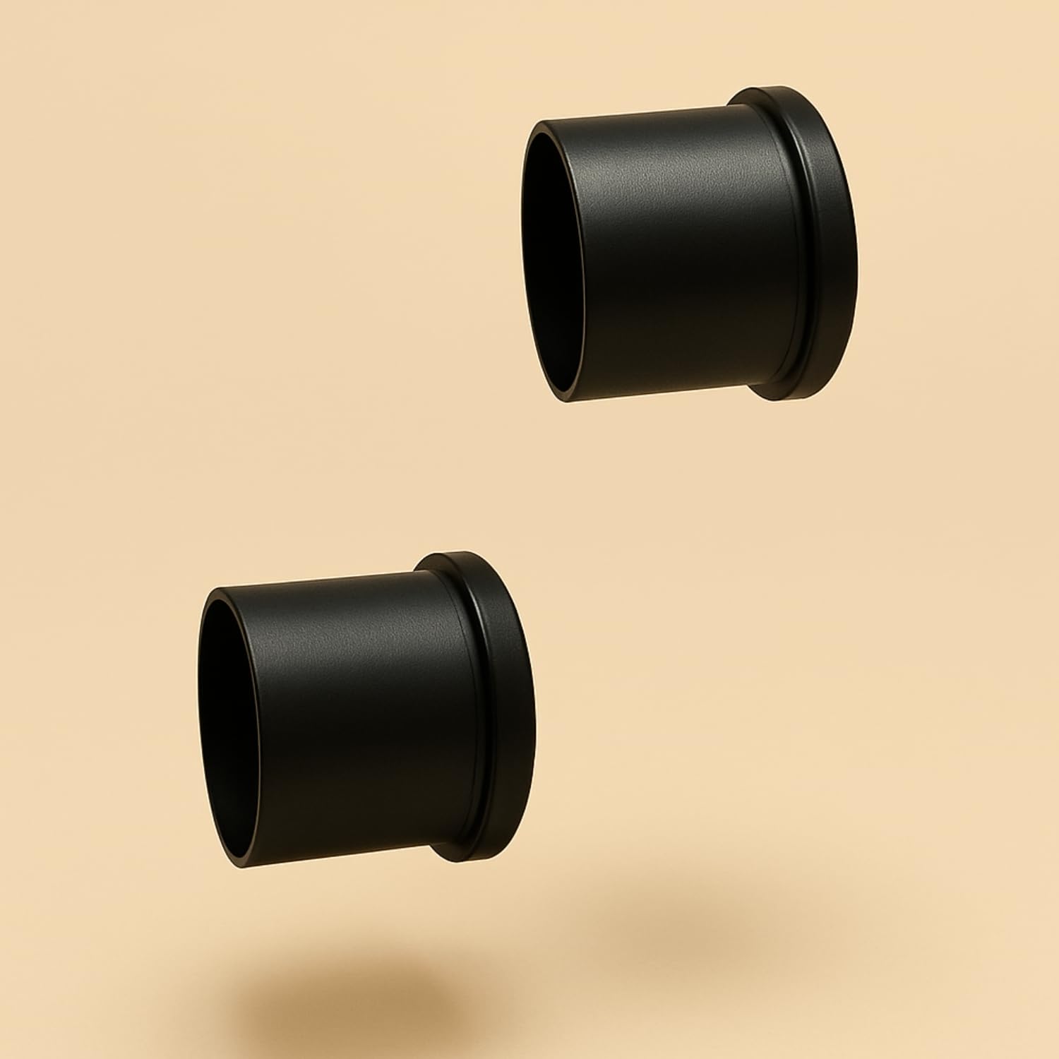 Urban Elite Heavy Curtain Wall to Wall Bracket Black for Stainless Steel Curtain Rod and Wardrobe Rod (Steel)- 2pcs (Black)-image-45