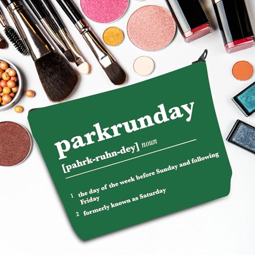 Parkrunday Makeup Bag Parkrun Lover Gifts Park Run Toiletry Bag Parkrunday Merch Runner Zipper Bag (Parkrunday UK) - Image 4