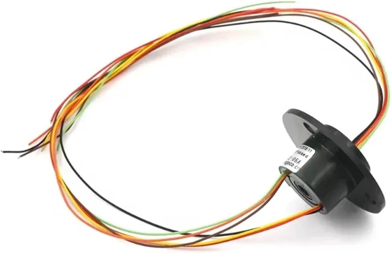 1pc 2/4/6/12 Channels/Rings Slipring with Hole Dia.5mm 2A Electric Slip Ring Hollow Shaft(2 Channels)