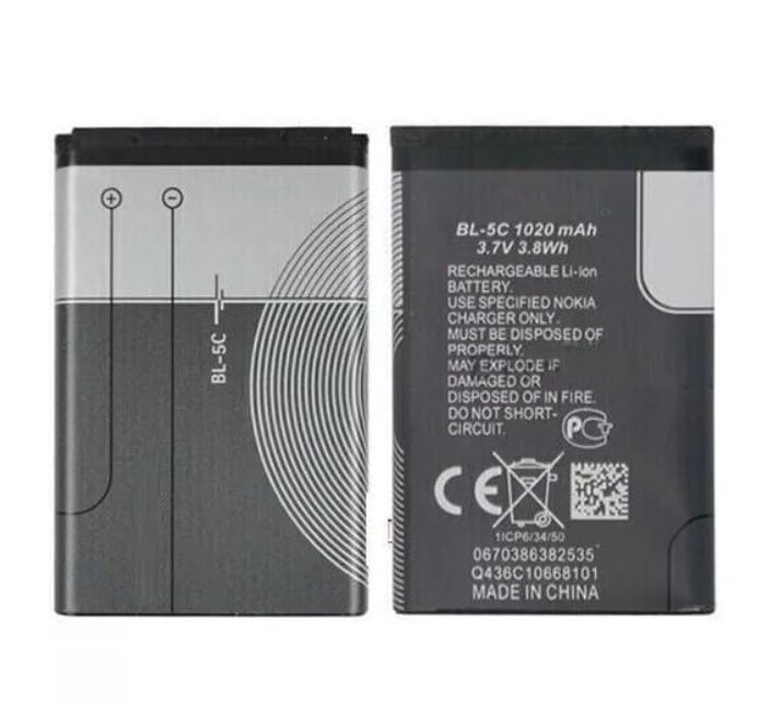 iSeventy9 Replacement Battery BL-5C Compatible with C1, 7600, N70, 1100, 1600, 2300, 6230