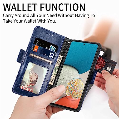 TIANYUE Case for Motorola Moto G84 5G Case, Leather wallet with rice print design - Image 2