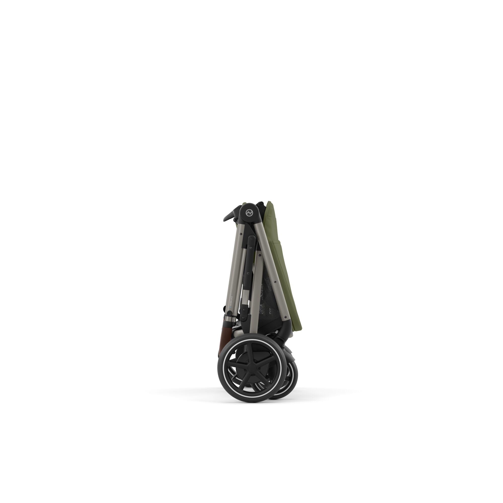 CYBEX Poussette Gold e-GAZELLE S tout-en-1 propulsion électrique 22 kg vert mousse